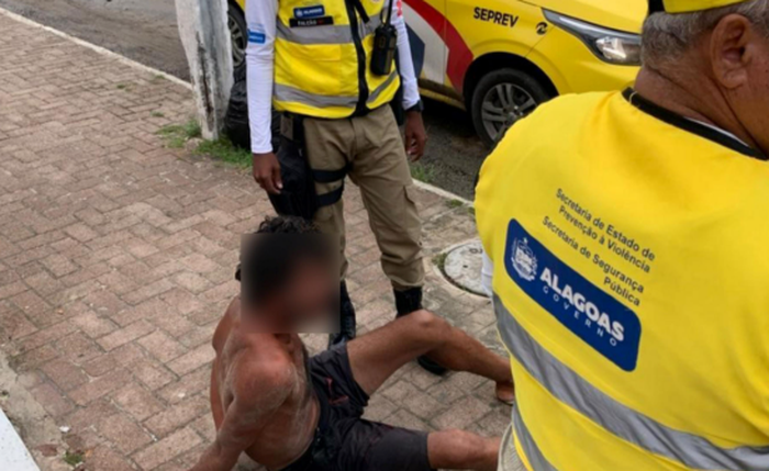 O homem permaneceu à disposição da autoridade policial para os procedimentos legais cabíveis