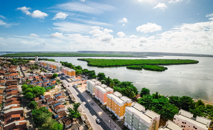 Parque da Lagoa, na orla lagunar de Maceió