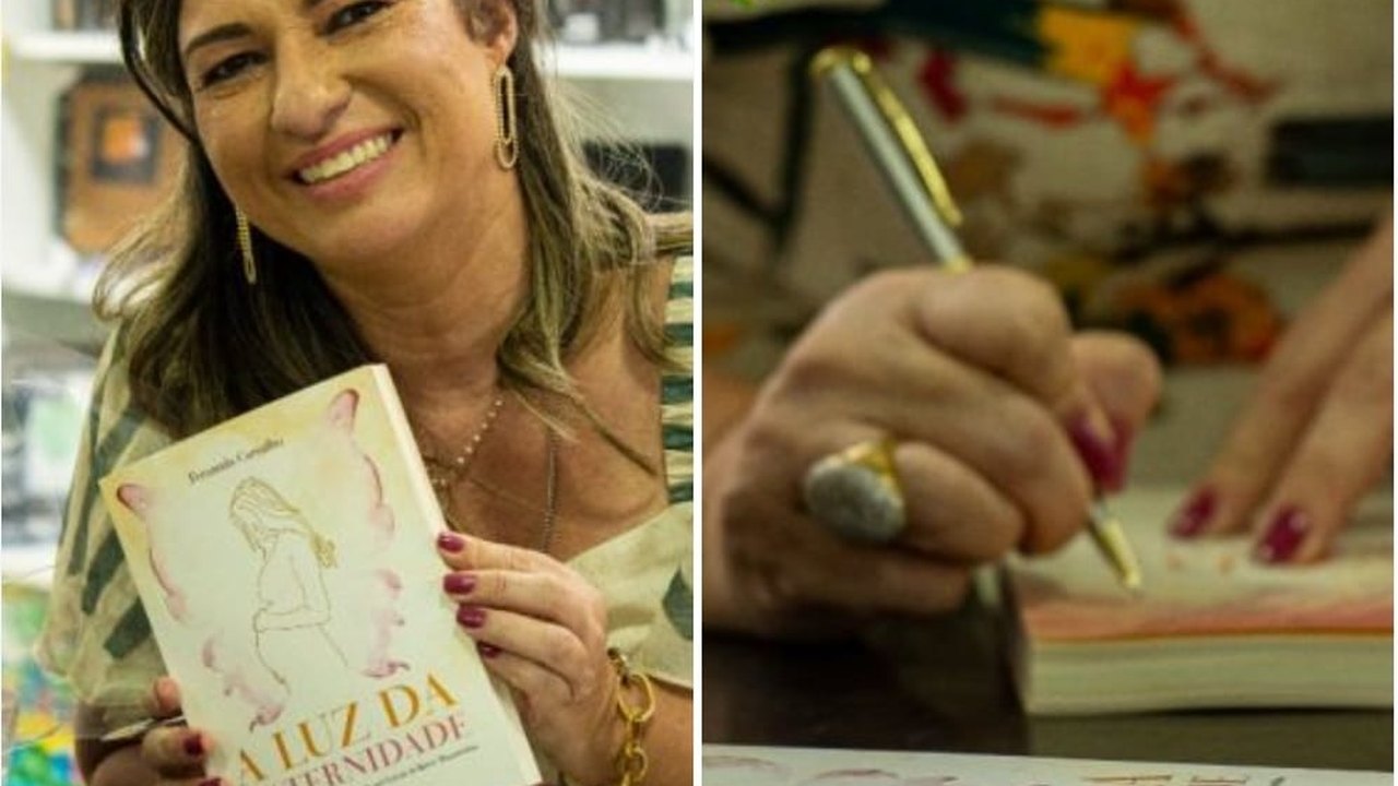 Jornalista Fernanda Carvalho lança livro “A luz da maternidade”