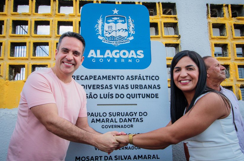 Paulo Dantas entrega obras de infraestrutura urbana em São Luís do Quitunde