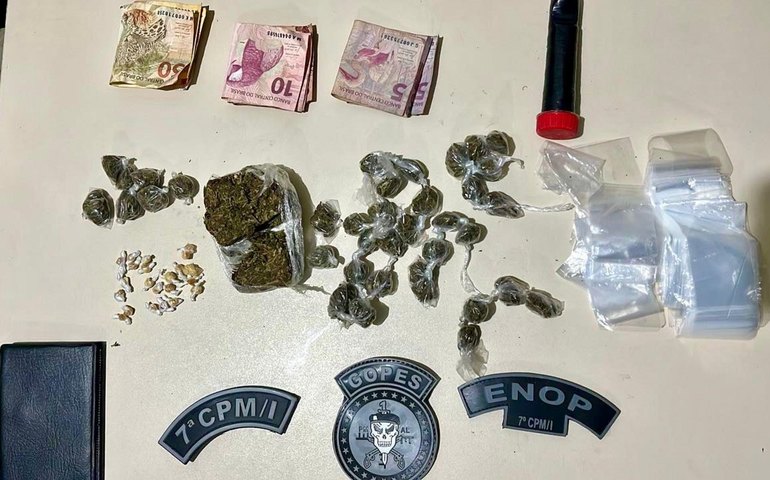 PM flagra tráfico de drogas e apreende veículos adulterados no Sertão de Alagoas