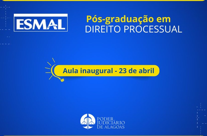 Esmal confirma data da aula inaugural da pós-graduação em Direito Processual