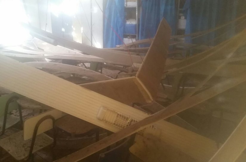 Marechal: secretaria transfere turma de escola após construção desabar sobre sala de aula na Barra Nova
