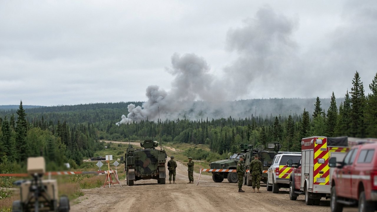 Treinamento militar provoca explosão, incêndio e pelo menos 7 mortos no Canadá, diz mídia