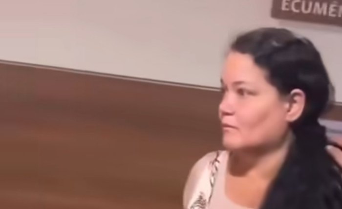 Mulher foi conduzida pela polícia para prestar esclarecimento sobre tentativa de sequestro