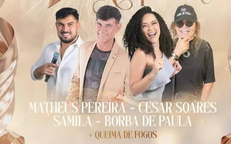 Réveillon de Arapiraca terá shows gratuitos e queima de fogos no Bosque