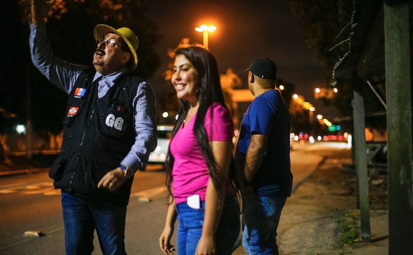 Prefeito Gilberto Gonçalves implanta mais de 95% de iluminação em LED em Rio Largo