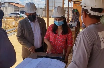 Procurador-geral de Justiça inspeciona obras no interior com a equipe técnica