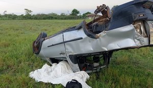 Dois motoristas morrem após capotamento de veículos em Sergipe / Foto: Foto: Reprodução/Redes Sociais