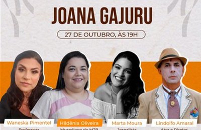 Joana Gajuru é tema da próxima edição do Munguzá Virtual 