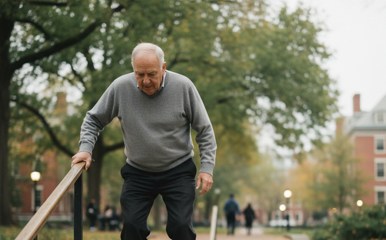 Arrastar os pés nas escadas pode ser sinal precoce de alerta para demência, apontam neurologistas de Harvard