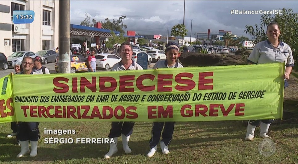 Greve de terceirizados do Huse prejudica a limpeza do hospital