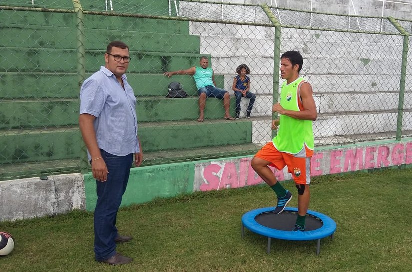 Coruripe segue treinando visando p jogo diante do Jacyobá no sábado
