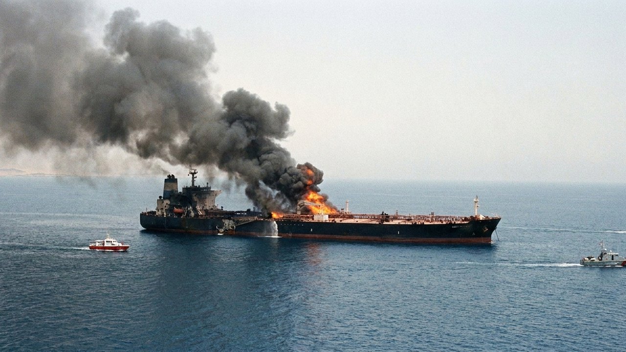 Irã confirma explosão de petroleiro com mais de 2 milhões de barris no Ormuz