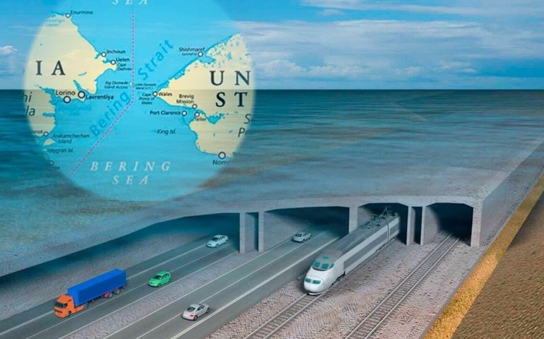Avanço no estreito de Bering: megaprojeto de túnel no Alasca avança