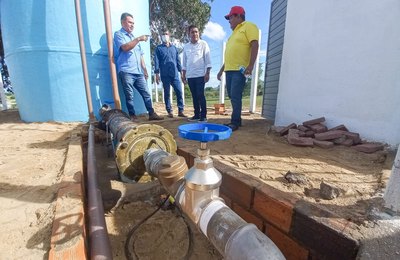 Prefeito fiscaliza obras da nova adutora Lagoa do Rancho, Uruçu, Alto Vermelho Velho e Sítio do Meio