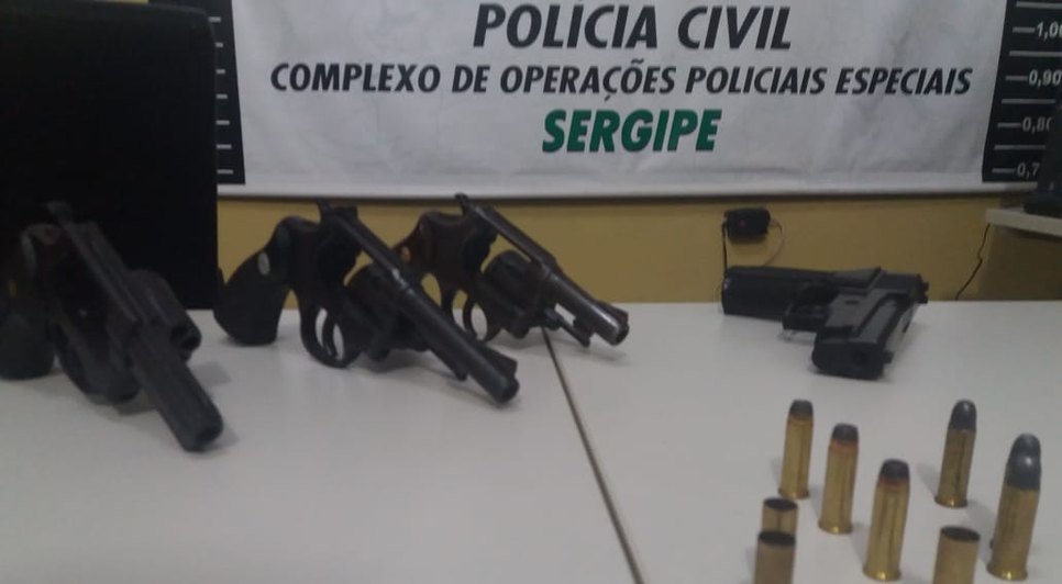 Armas perseguição / Foto: PM/SE