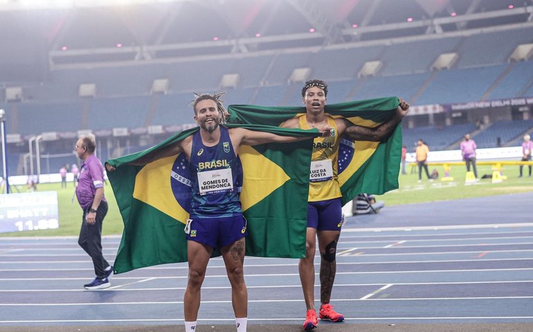 Brasil leva 6 medalhas no 2º dia do Mundial de atletismo paralímpico