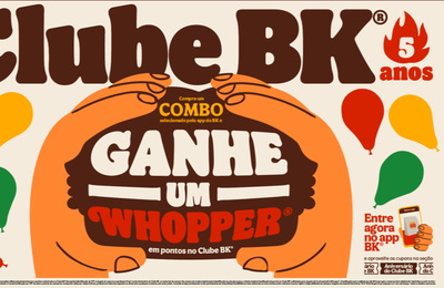 Clube BK® celebra 5 anos no mês do consumidor com um ano de Whopper® e ofertas especiais