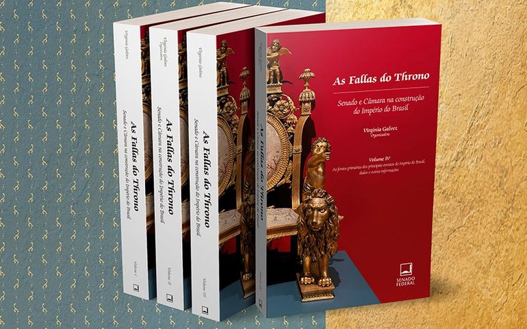 Senado lança coleção 'As Fallas do Throno' durante sessão especial nesta quarta