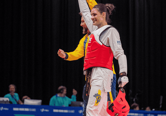 Jogos Mundiais Universitários: Maria Clara Pacheco é ouro no taekwondo