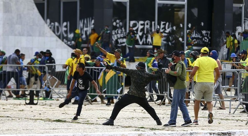 Polícia Federal deflagra operação para prender participantes de atos de vandalismo em Brasília / Foto: Foto: Marcelo Camargo/Agência Brasil