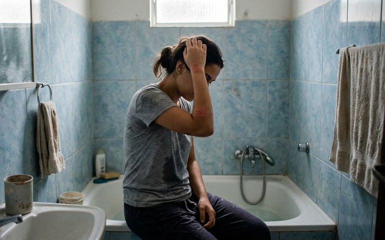 Mulher alérgica à água relata dores intensas ao tomar banho; entenda a condição