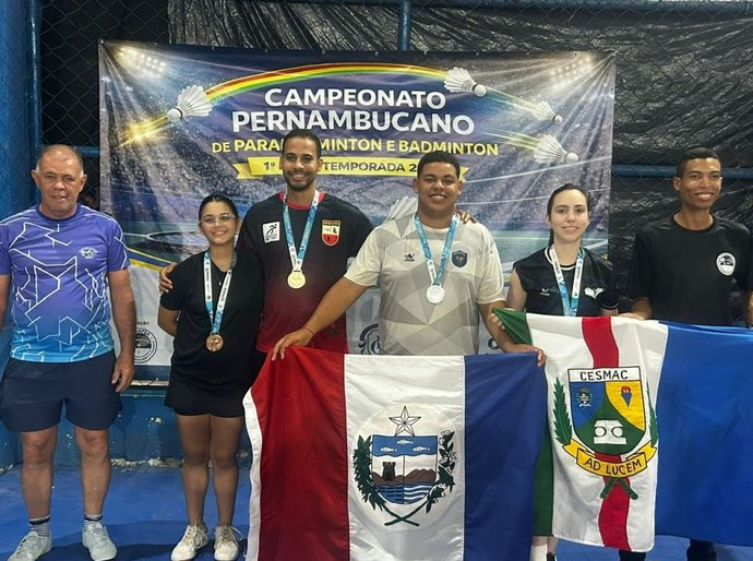 Aluna de Direito do Cesmac conquista três medalhas no Campeonato Pernambucano de Badminton