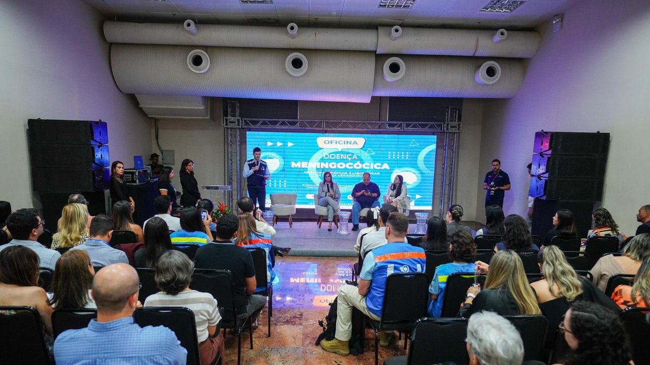 Ministério da Saúde e Sesau promovem oficina sobre diagnóstico e atendimento clínico da Meningite