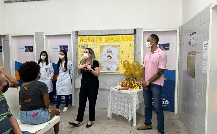 Prefeitura inicia ações do Agosto Dourado na UBS Osvaldo Brandão Vilela