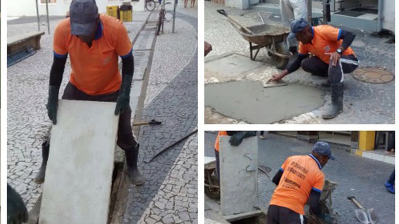 Prefeitura de Arapiraca recupera e faz limpeza de canaletas no Centro
