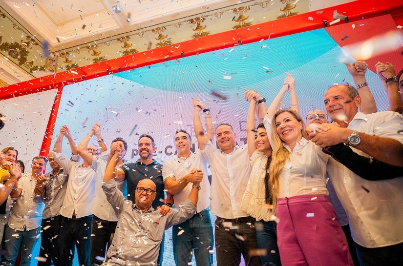 MDB/AL reúne multidão no lançamento de Rafael Brito como pré-candidato à Prefeitura de Maceió