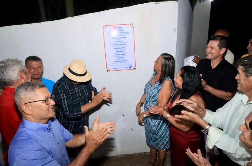 Prefeitura de Palmeira entrega obras de pavimentação e reforça iluminação na comunidade do Canaã