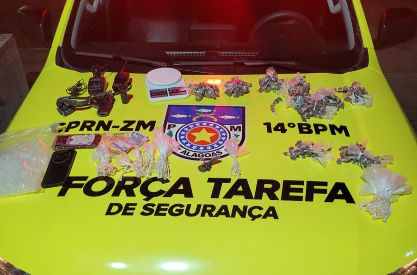 PM flagra tráfico e receptação em ocorrências na Zona da Mata Norte