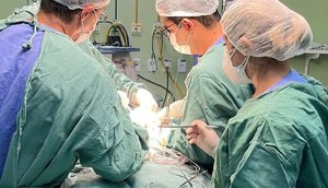 cirurgia (Foto: Ascom HU-UFS) / Foto: Foto: Ascom/ HU-UFS
