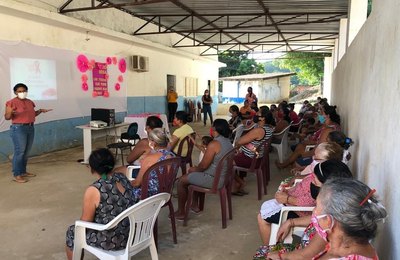 Assistência Social de Branquinha promove palestra em alusão ao Outubro Rosa