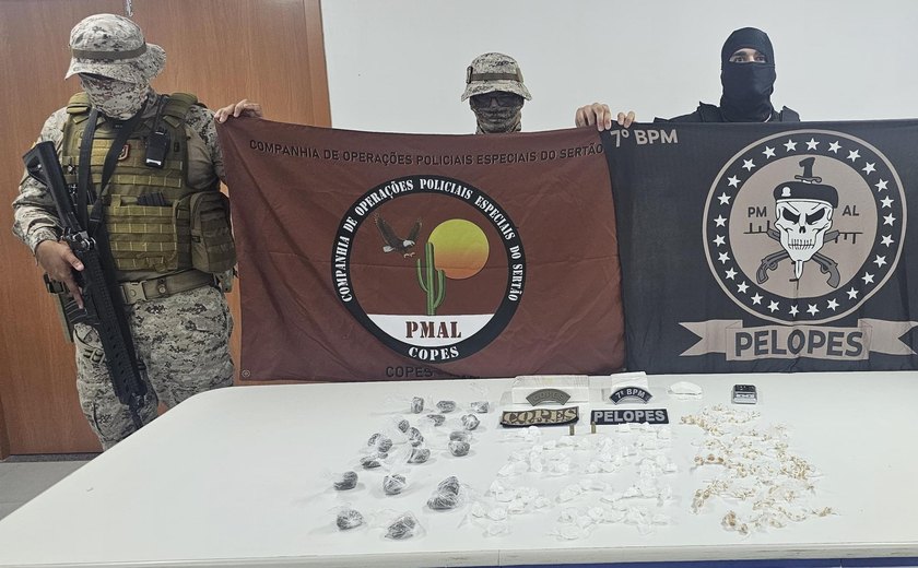 PM apreende quase 54 kg de drogas e 46 armas em operações durante a primeira semana de junho