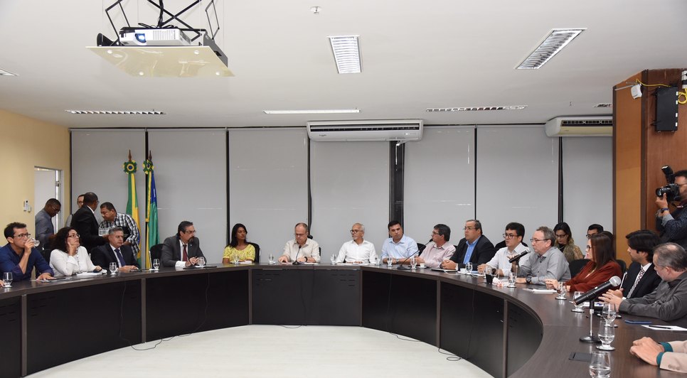 REUNIÃO CORONA ARACAJU SERGIPE / Foto: Ana Lícia Menezes/PMA