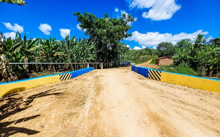 Prefeitura de Palmeira dos Índios entrega pontes da ‘Operação Reconstrução’ em Lagoa do Canto e Fazenda Canto