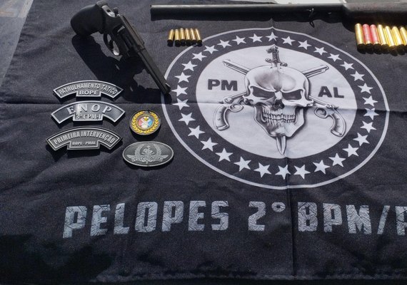 idoso de 68 anos é preso com duas armas de fogo em União dos Palmares