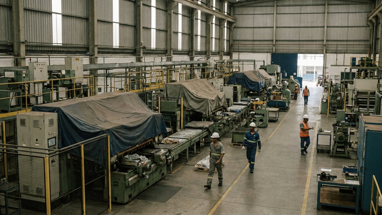 PMI industrial do Brasil cai a 44,8 pontos em setembro, aponta S&P Global