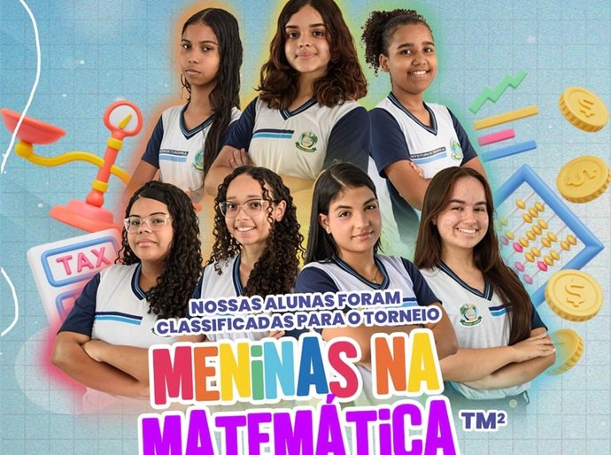 Alunas da Escola Liége Gama Rocha representam Coruripe em competição nacional Meninas na Matemática (TM²)