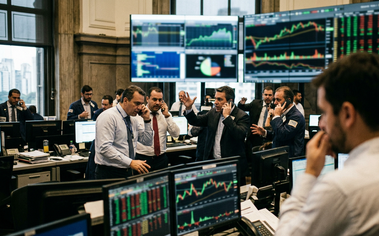 Ibovespa recua quase 5% na semana e fecha abaixo de 180 mil pontos