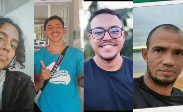 Vítimas fatais do acidente na rodovia BR-153, próximo à cidade de Porangatu, em Goiás
