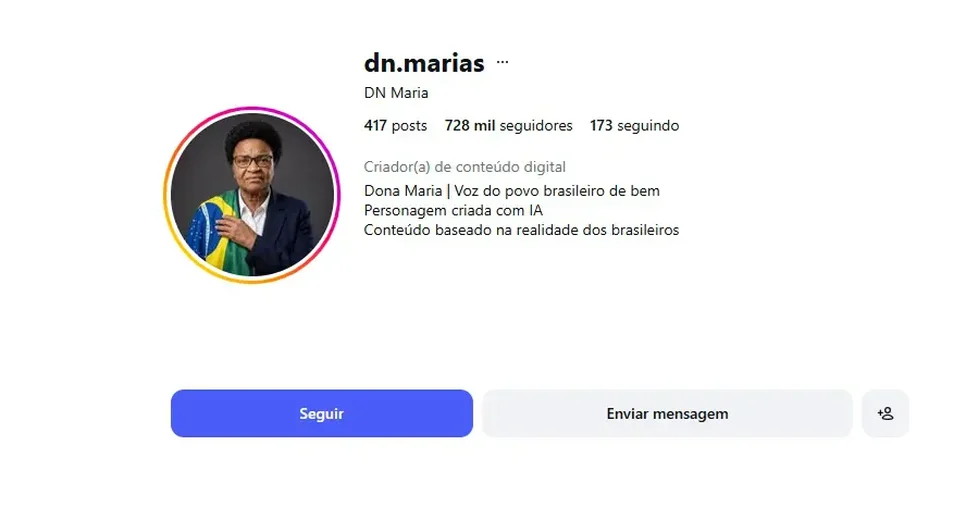 Perfil "DN Maria" acumula milhões de visualizações