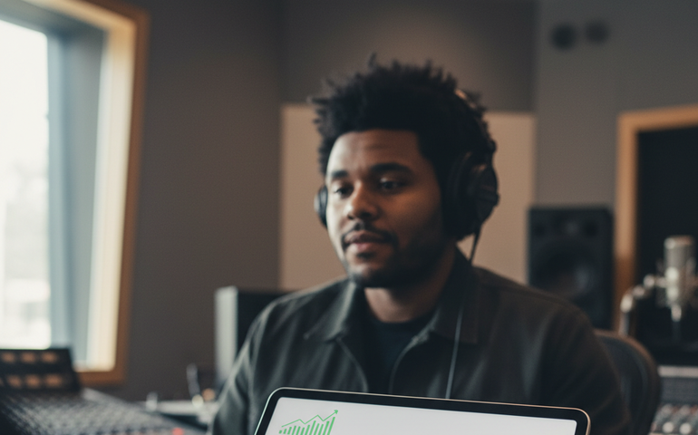 The Weeknd se torna o primeiro artista com 30 músicas a atingir 1 bilhão de streams cada no Spotify