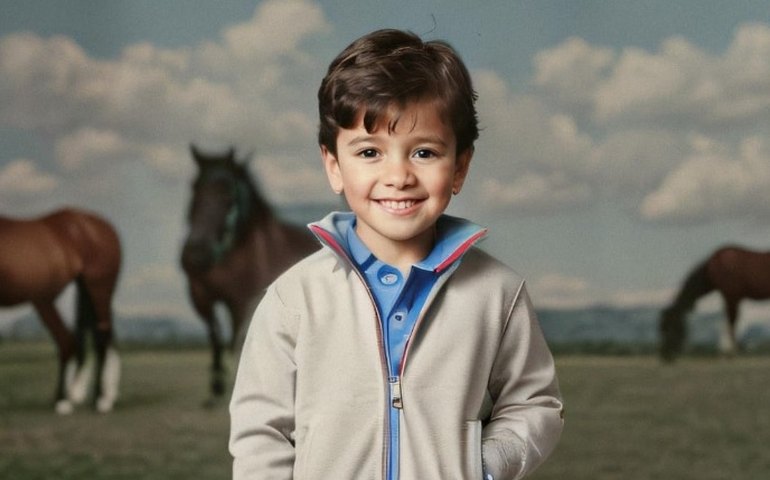 Artista usa IA para desenhar apresentadores de televisão como se fossem crianças da realeza