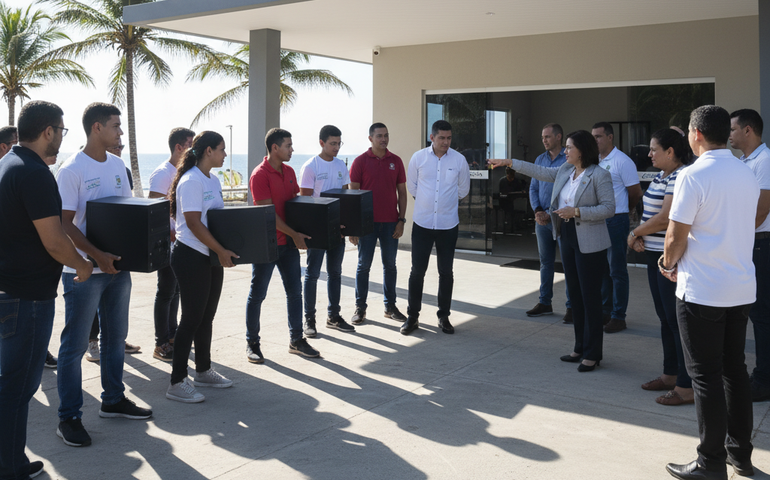 Ministério das Comunicações inaugura primeiro Centro de Recondicionamento de Computadores em Maceió (AL) para capacitar população de baixa renda