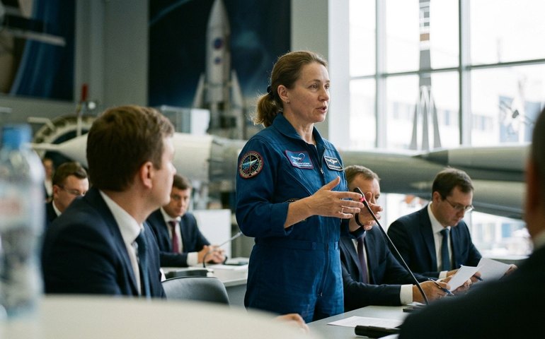 É imprescindível que empresas públicas e privadas cooperem na área do espaço, diz cosmonauta russa