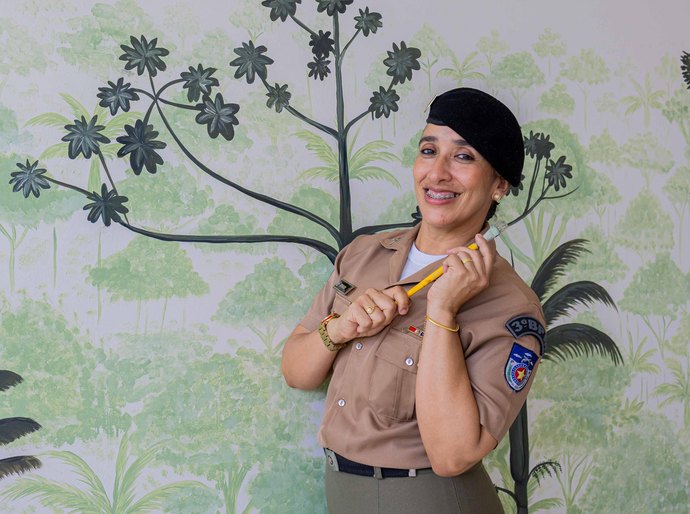 Policial militar de Alagoas dá cores aos sentimentos por meio da pintura
